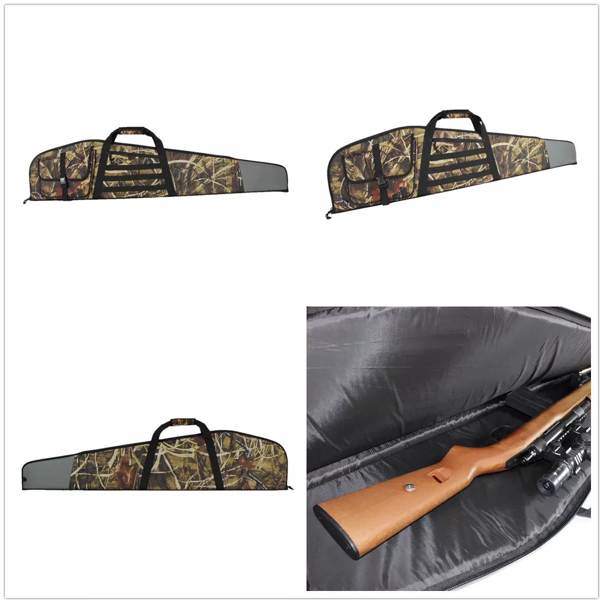 Rifle Gun Case Waterproof Camo Tactical Gun Bag for Outdoor Hunt